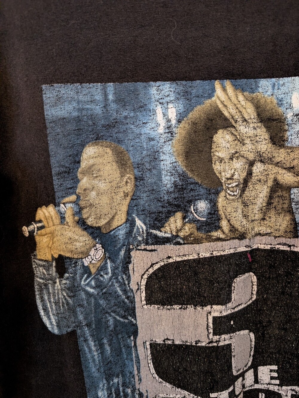 Y2K DISTRESSED "GiveMeFace" Rap T-Shirt Kanye 🔥 Jay-Z 🔥Ludicrous 🔥 Men's 3XL - Picture 3 of 16